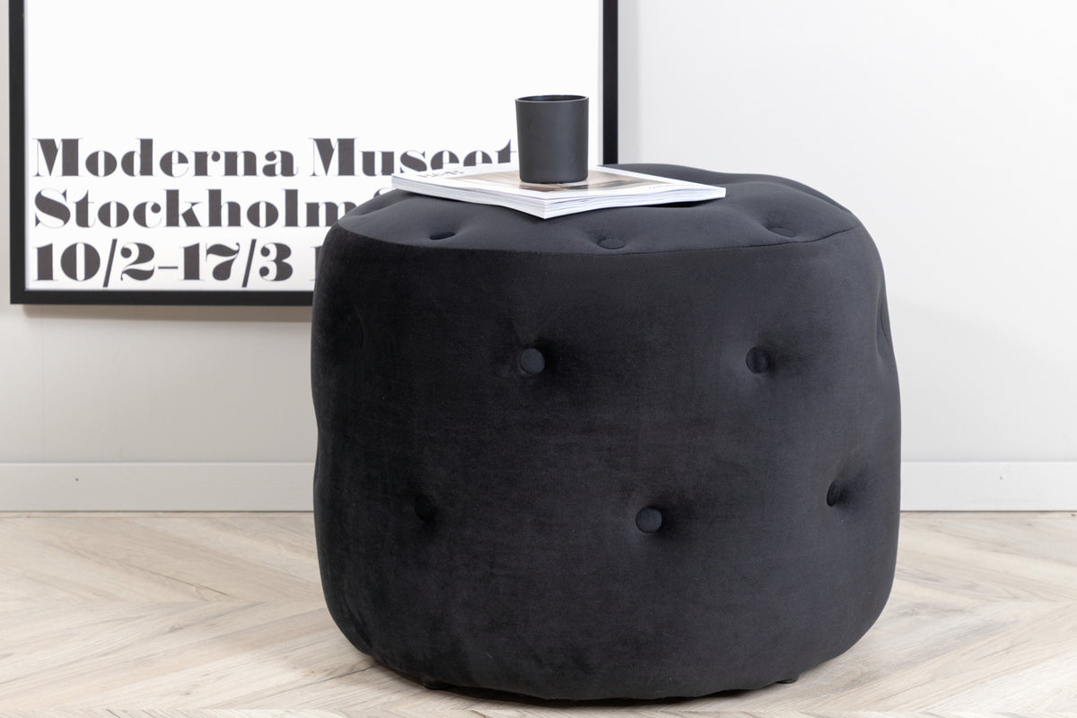 Pouf ø55 ⌀55 Black