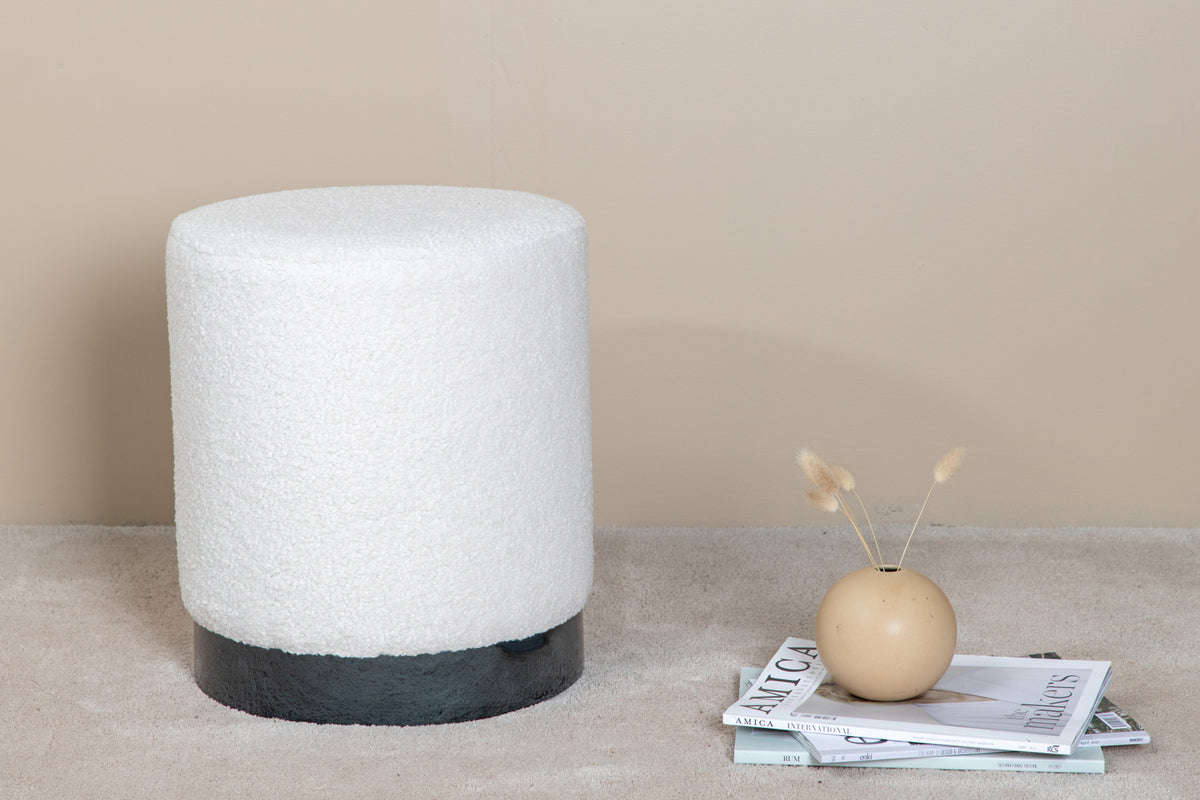 Pouf ø35 ⌀35 White