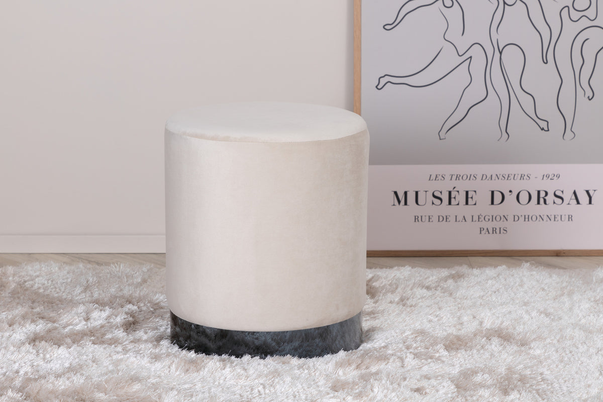 Pouf ø35 ⌀35 Beige