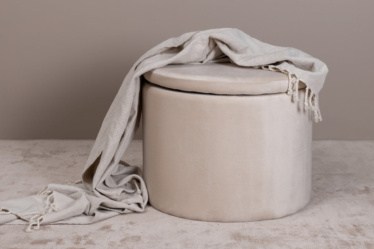 Pouf ø51 ⌀51 Beige