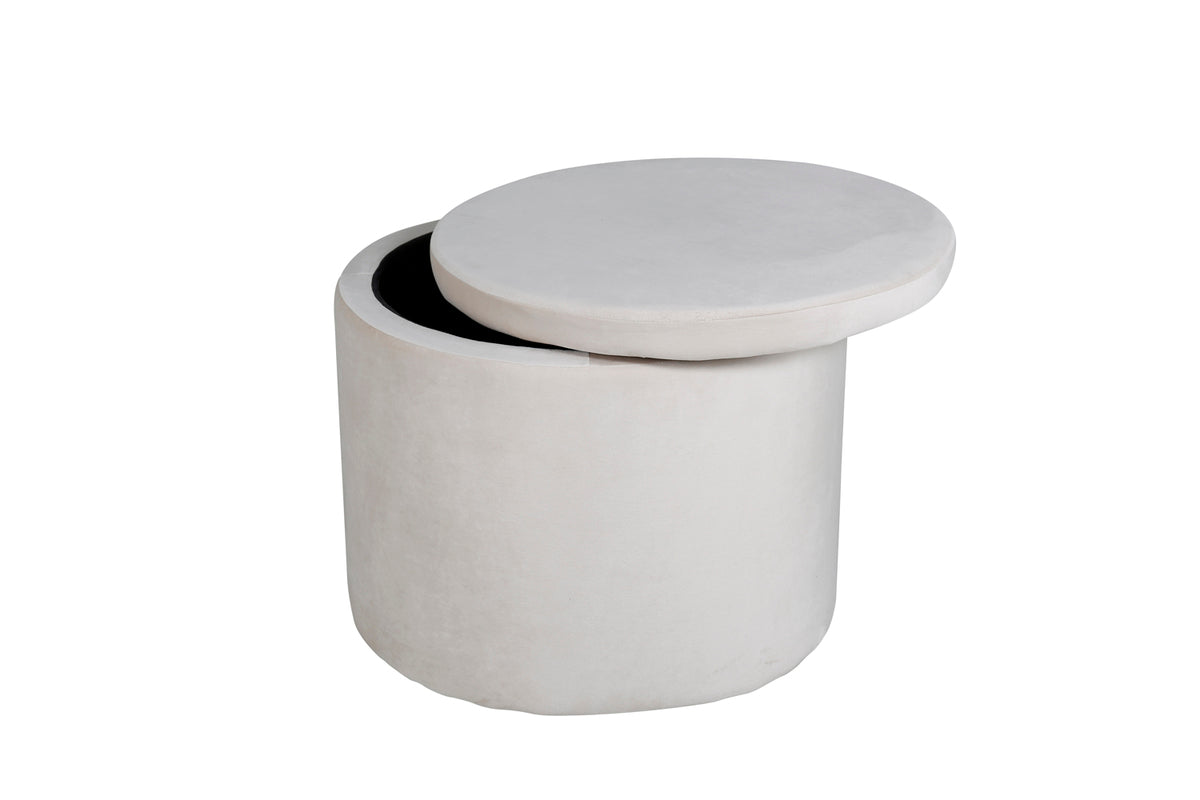 Pouf ø51 ⌀51 Beige