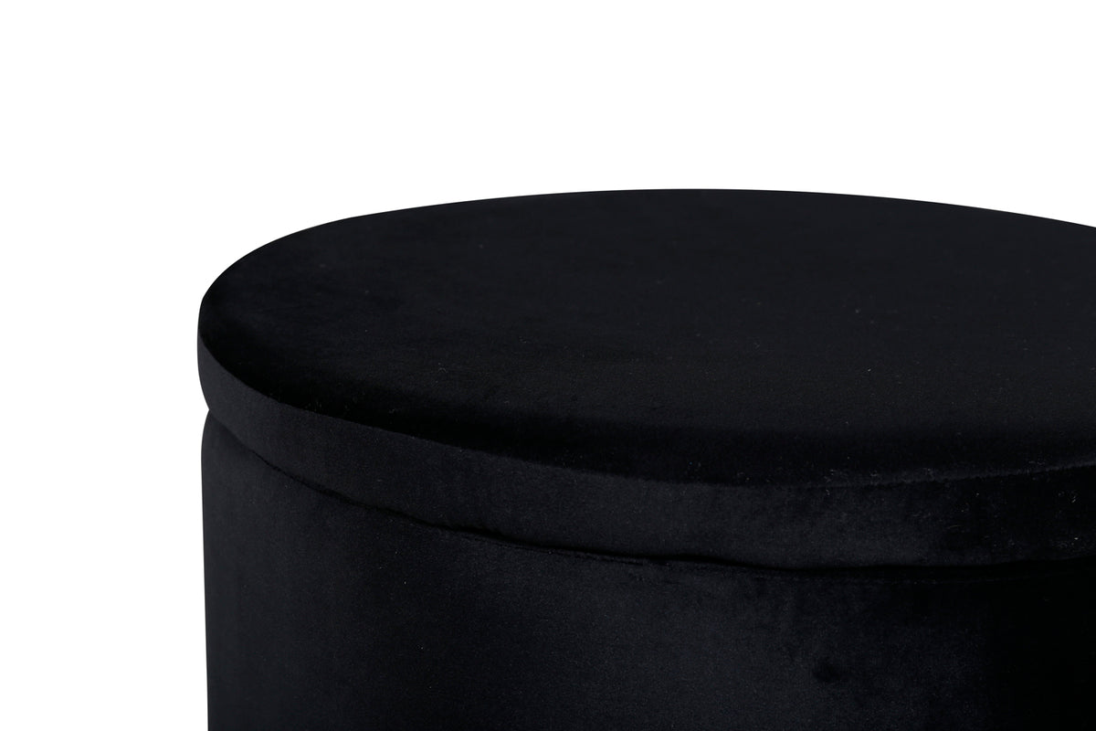 Pouf ø51 ⌀51 Black