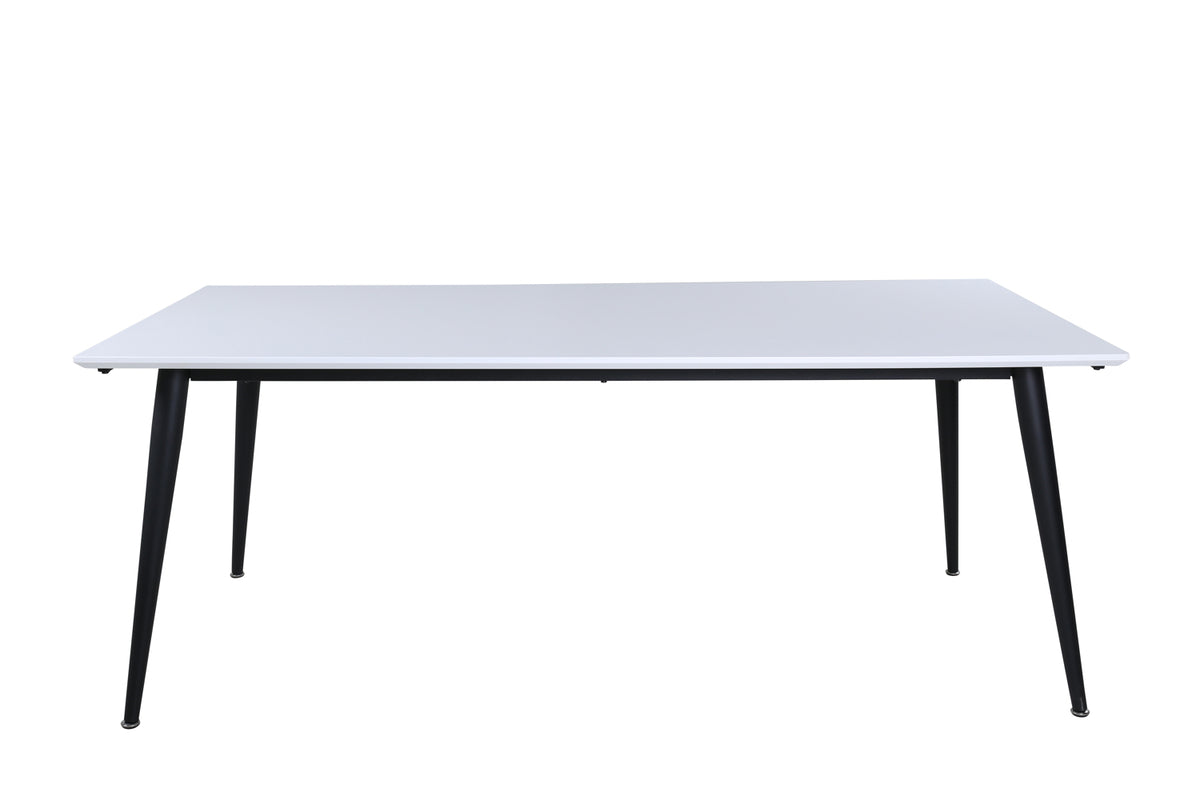 Rectangular Dining Table 76 x 195 x 90 White