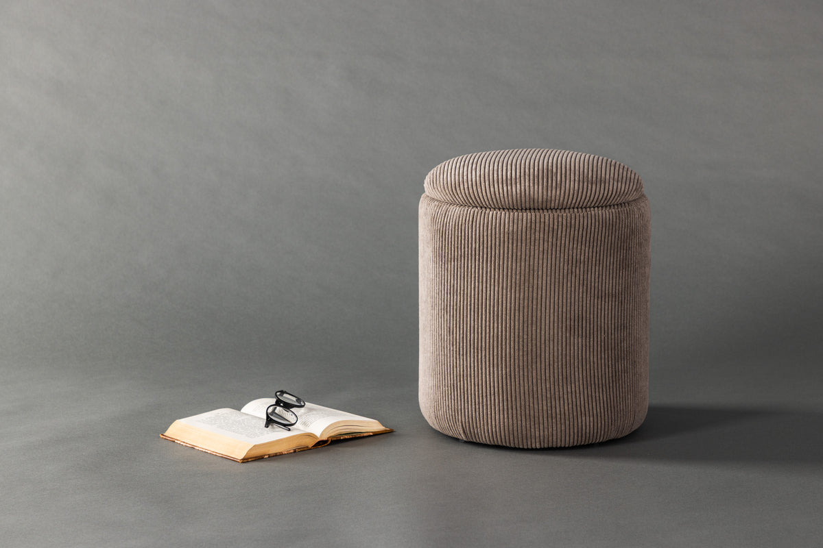 Pouf ø32 ⌀32 Brown