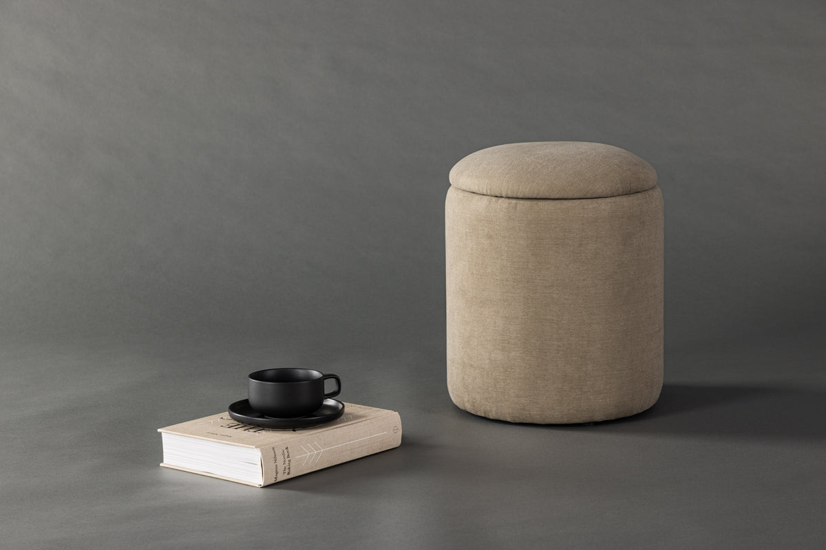 Pouf ø32 ⌀32 Beige