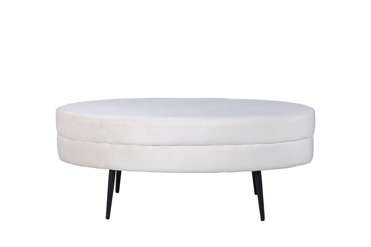 Ottoman 100 x 40 x 41 White