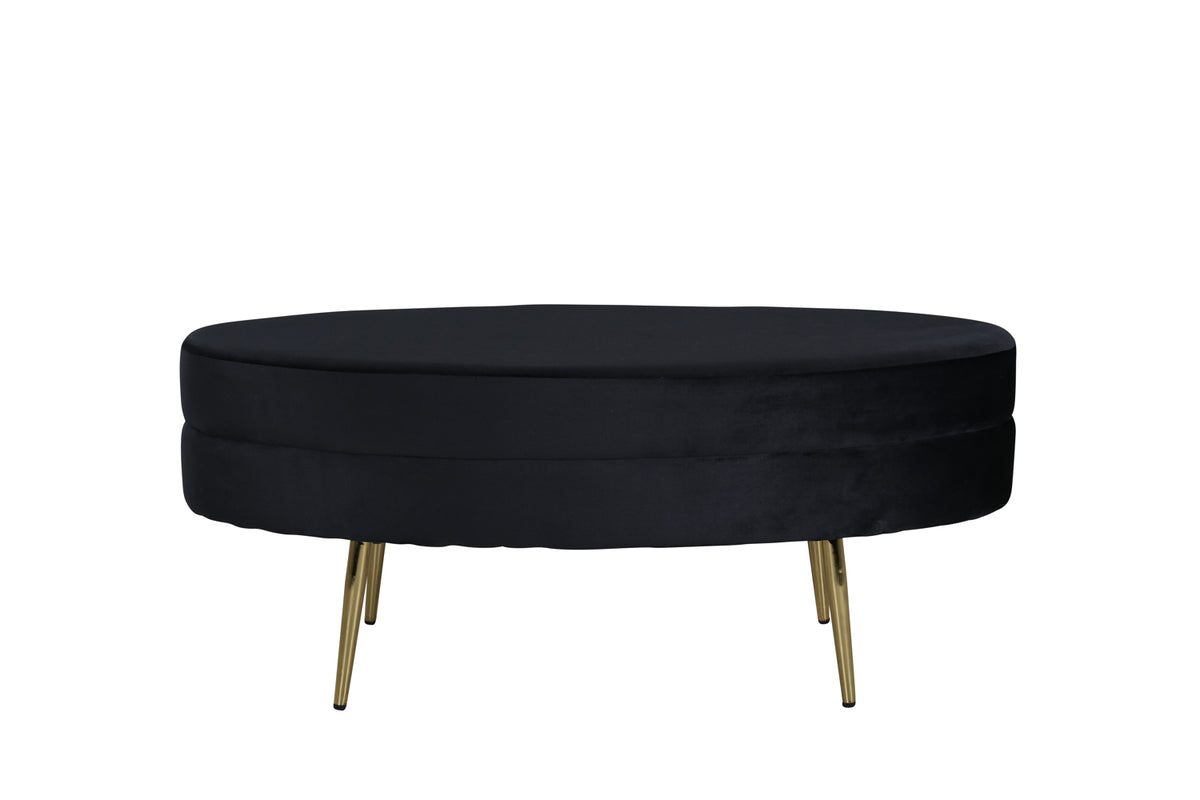 Ottoman 100 x 40 x 41 Black