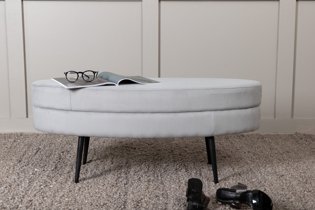 Ottoman 100 x 40 x 41 Grey