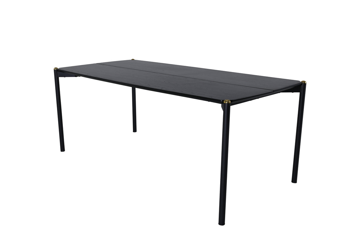 Rectangular Dining Table 75 x 190 x 90 Black