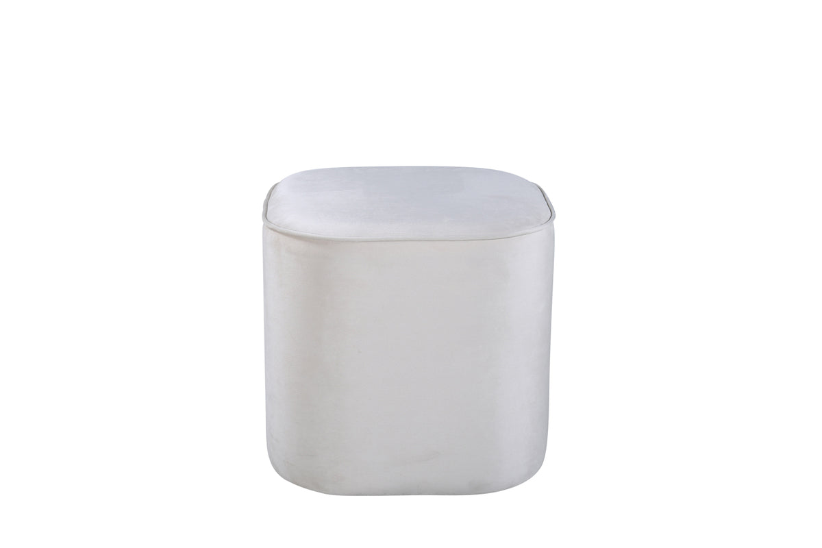 Pouf ø44 ⌀44 White