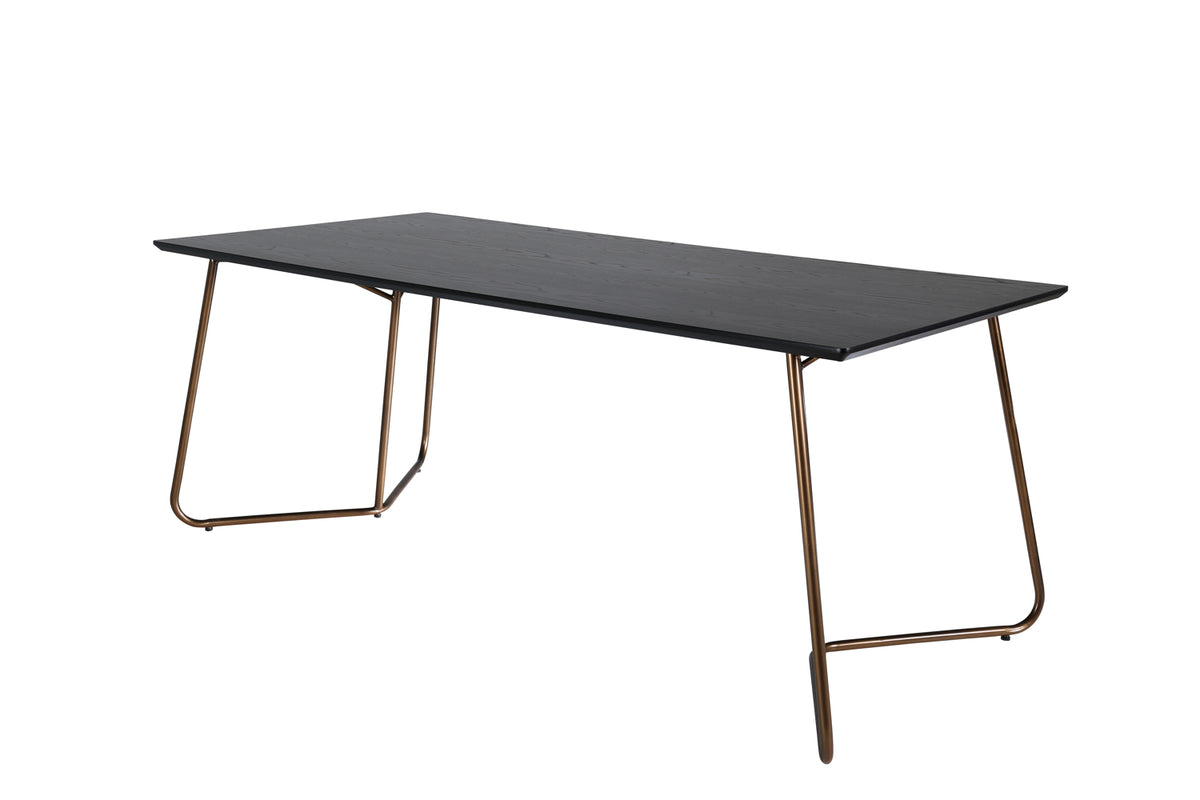 Rectangular Dining Table 75 x 190 x 90 Black