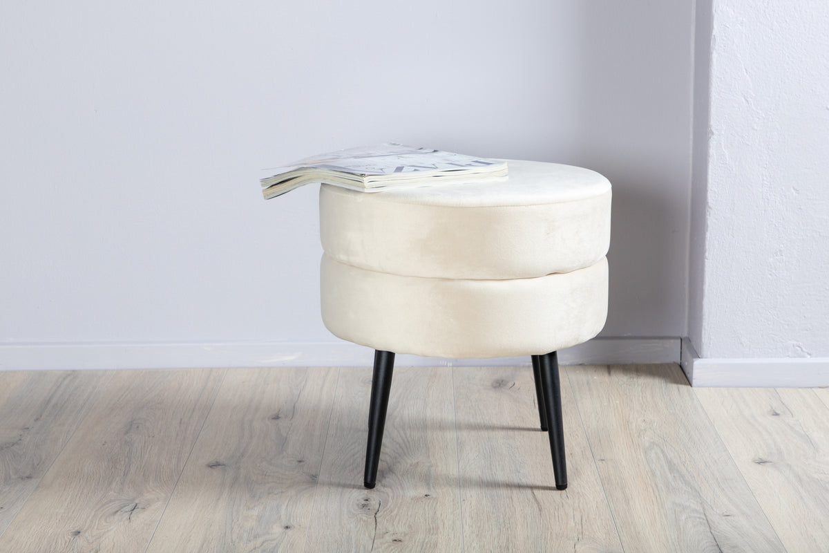 Pouf ø40 ⌀40 Light Beige