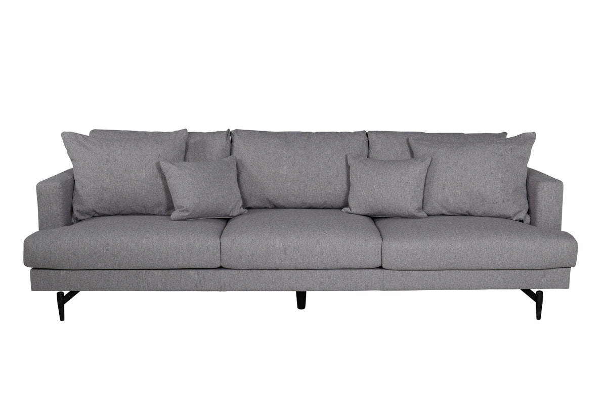 3-Seat Sofa Grey