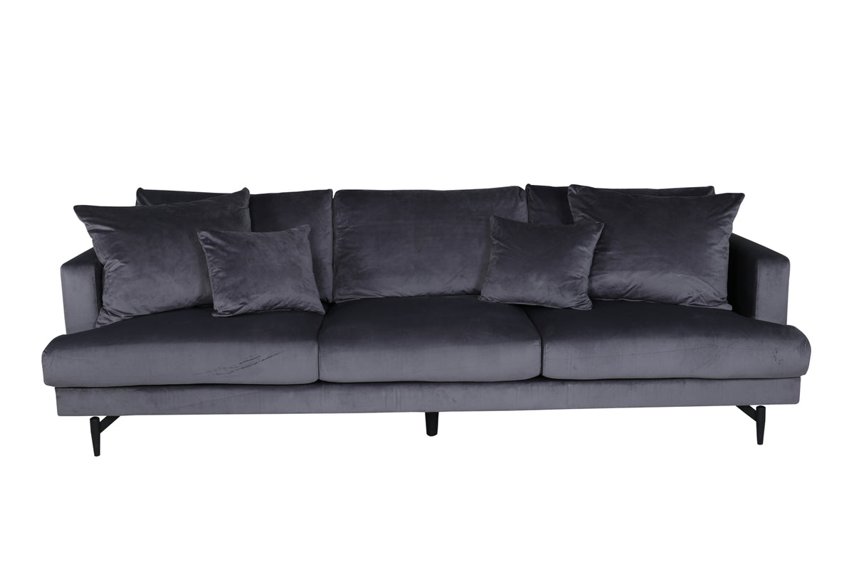 3-Seat Sofa Dark Grey