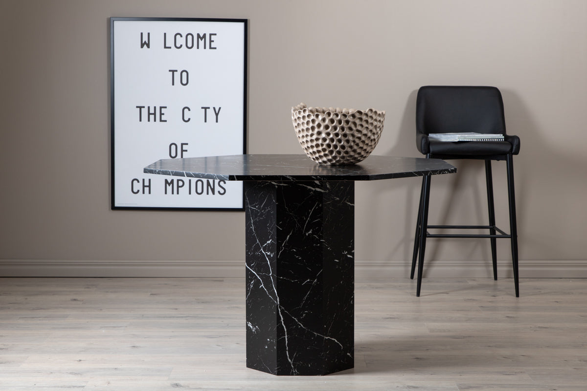 Round Dining Table ø110 Black