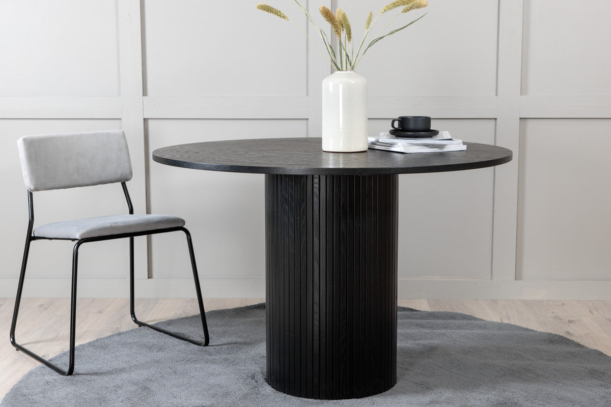 Round Dining Table ø110 Black