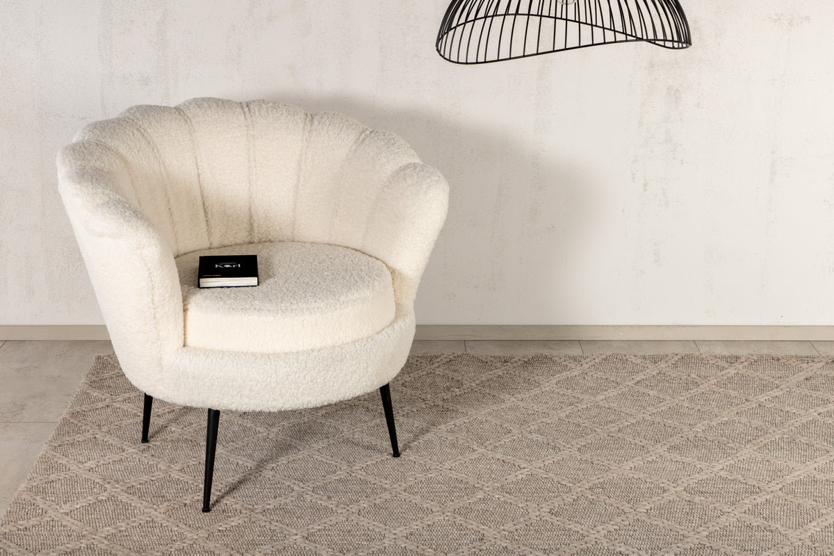 Rectangular Carpet 230 x 160 Beige