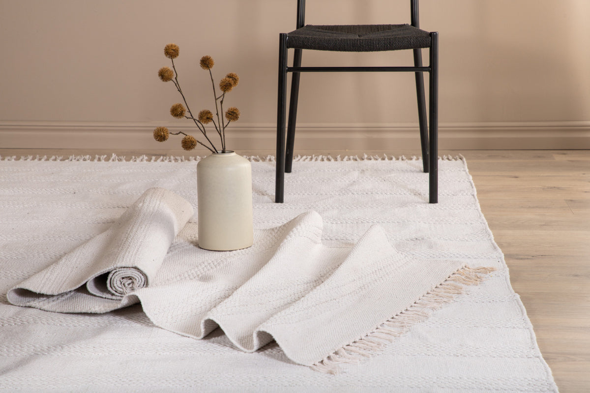 Rectangular Carpet 80 x 250 Offwhite