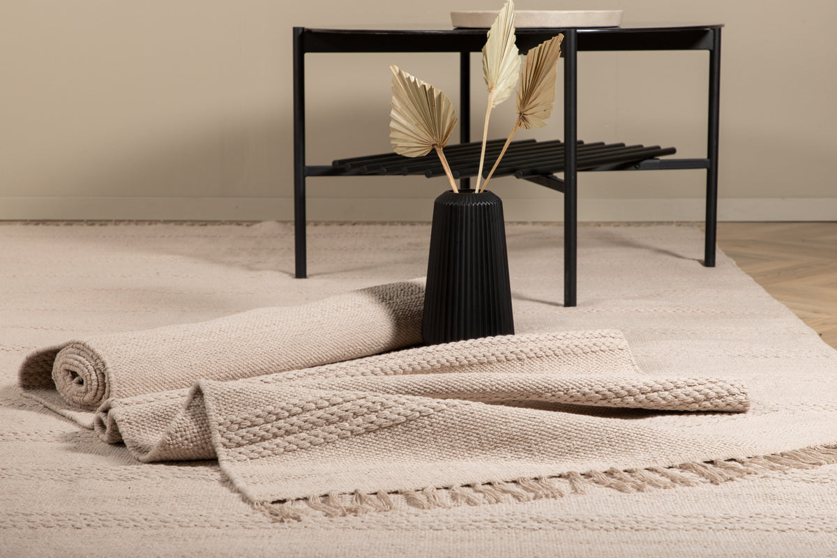 Rectangular Carpet 80 x 250 Beige