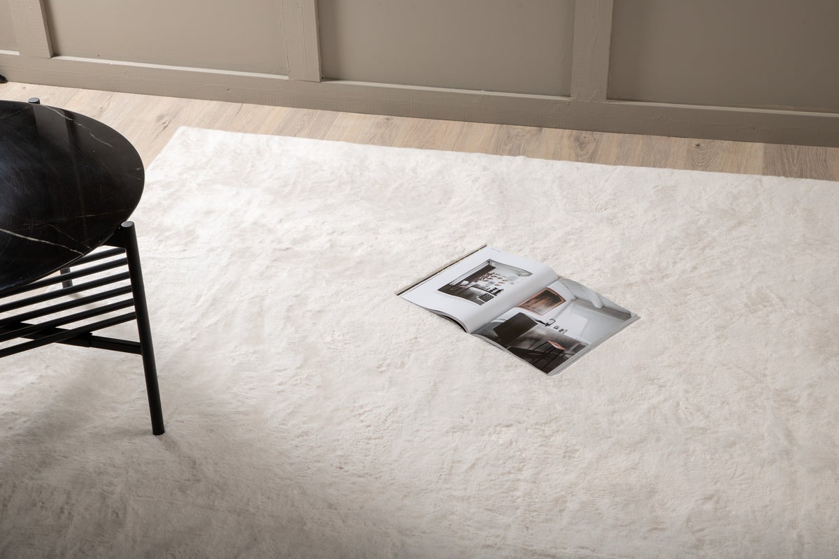 Rectangular Carpet 200 x 300 White