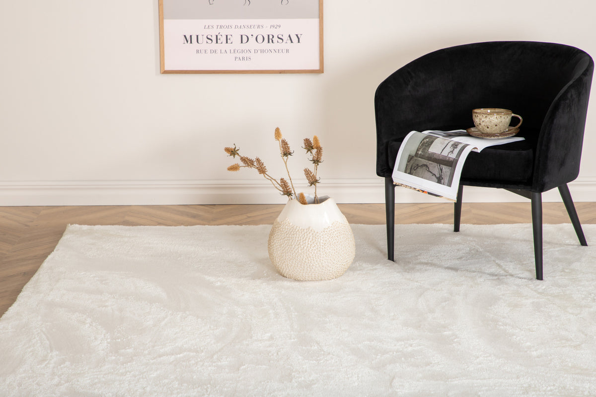 Rectangular Carpet 160 x 230 White