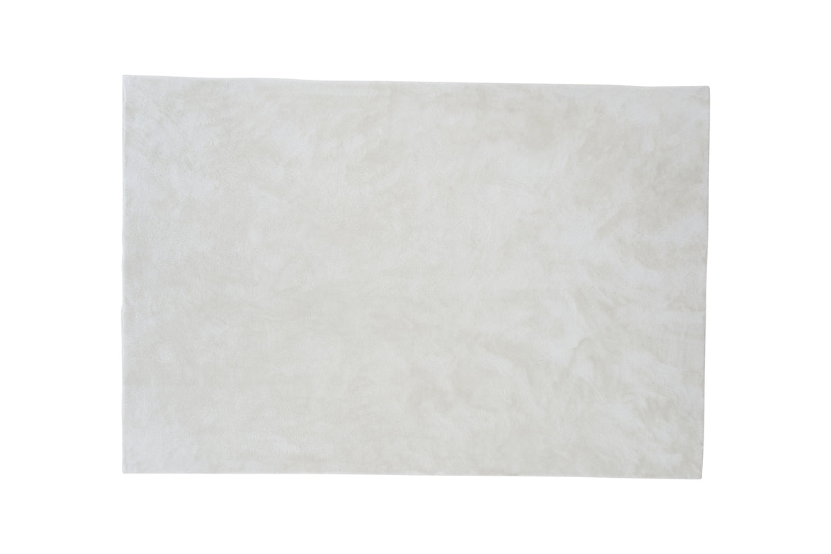 Rectangular Carpet 160 x 230 White