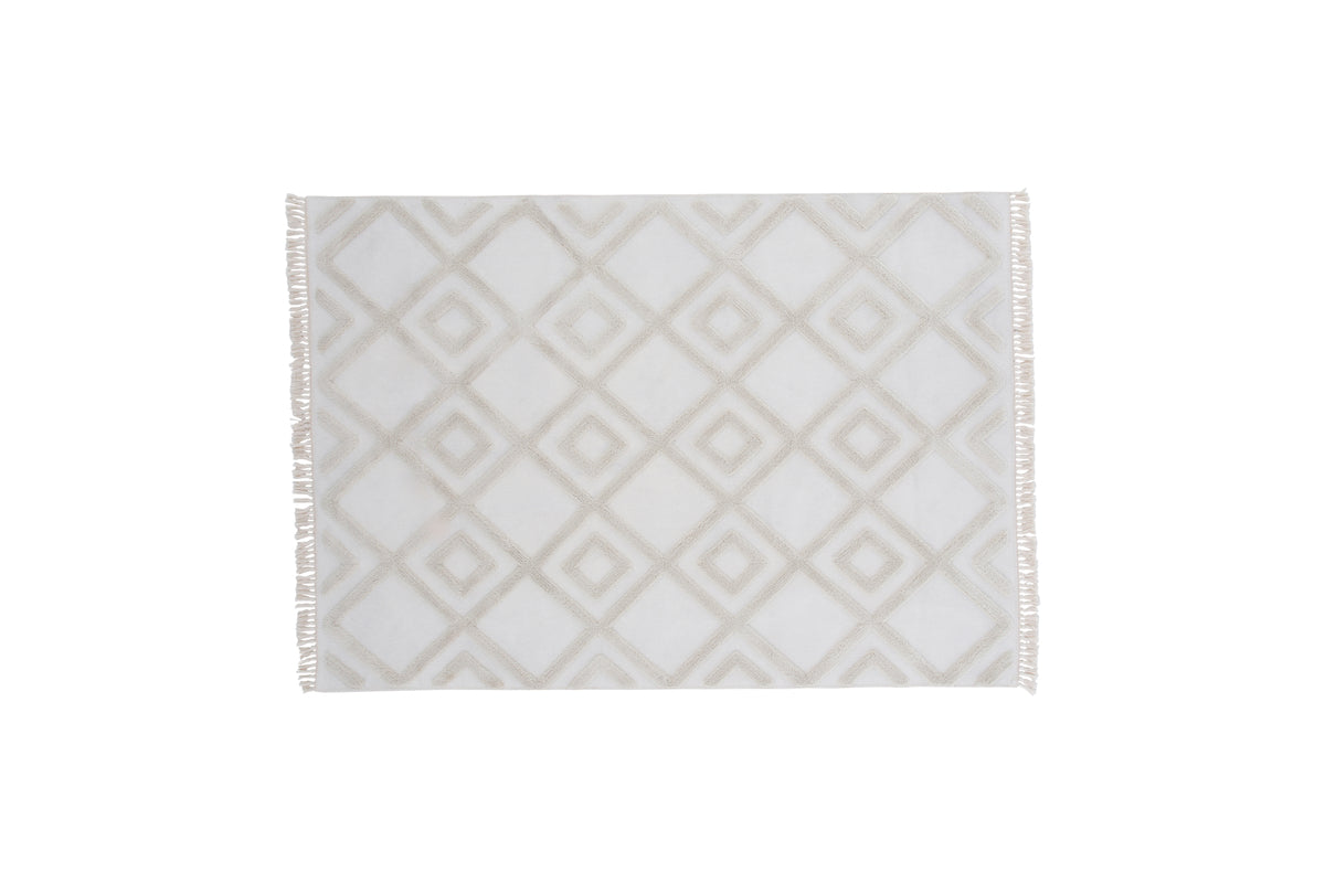 Rectangular Carpet 300x200 White