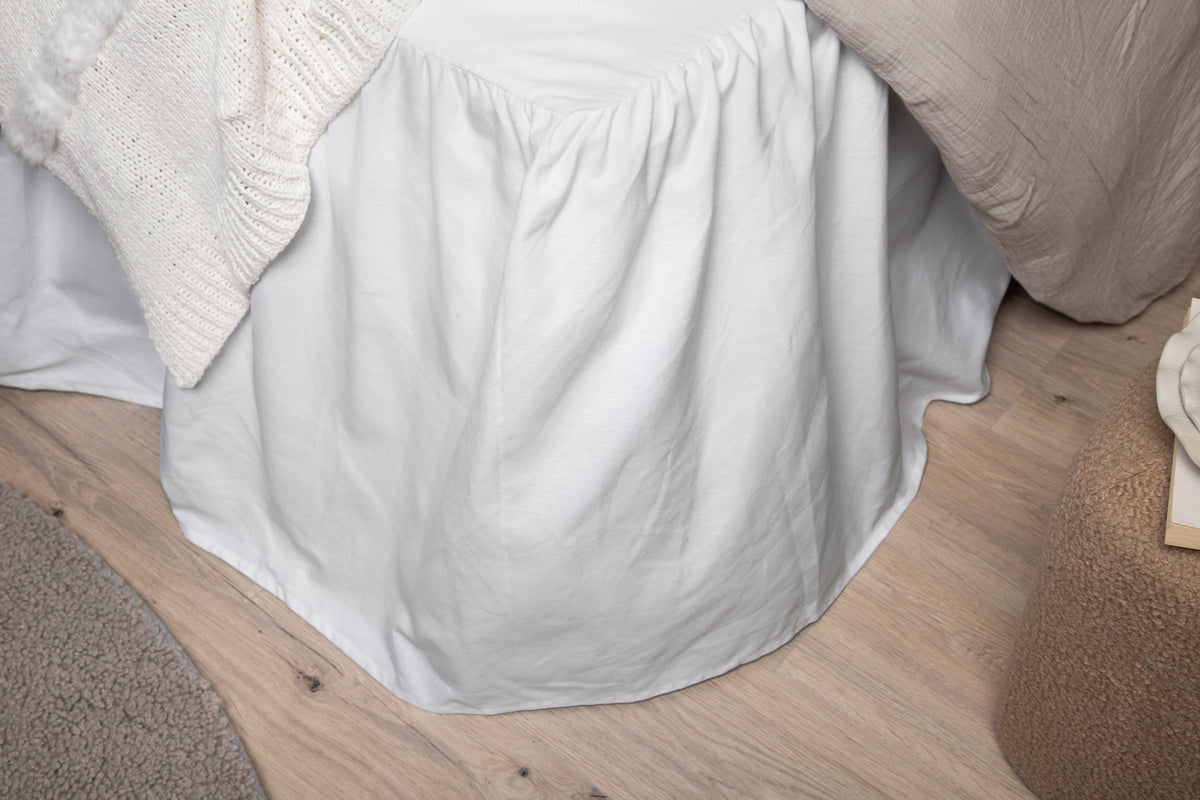 Bed Skirt 120 x 200 White