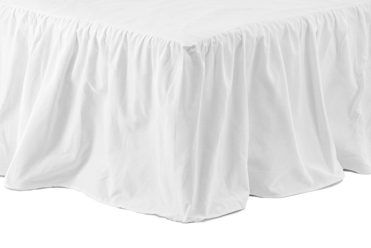 Bed Skirt 180 x 200 White