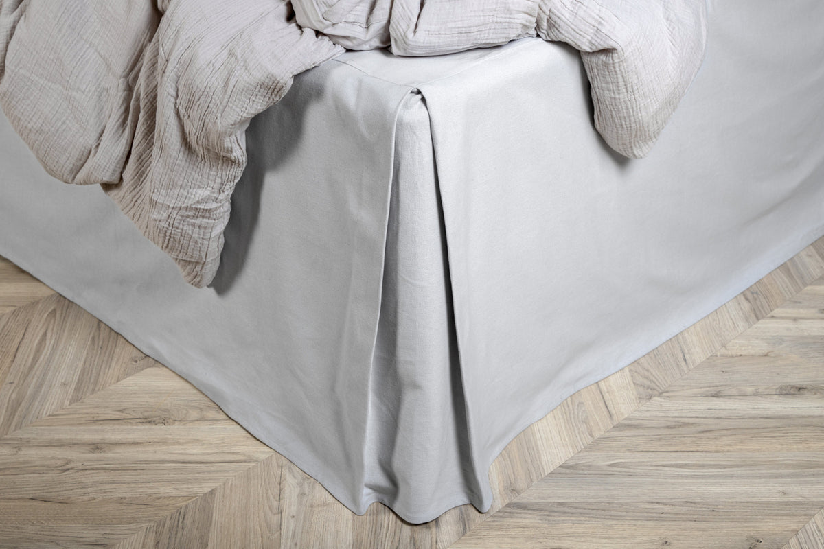 Bed Skirt 120 x 200 Light Grey