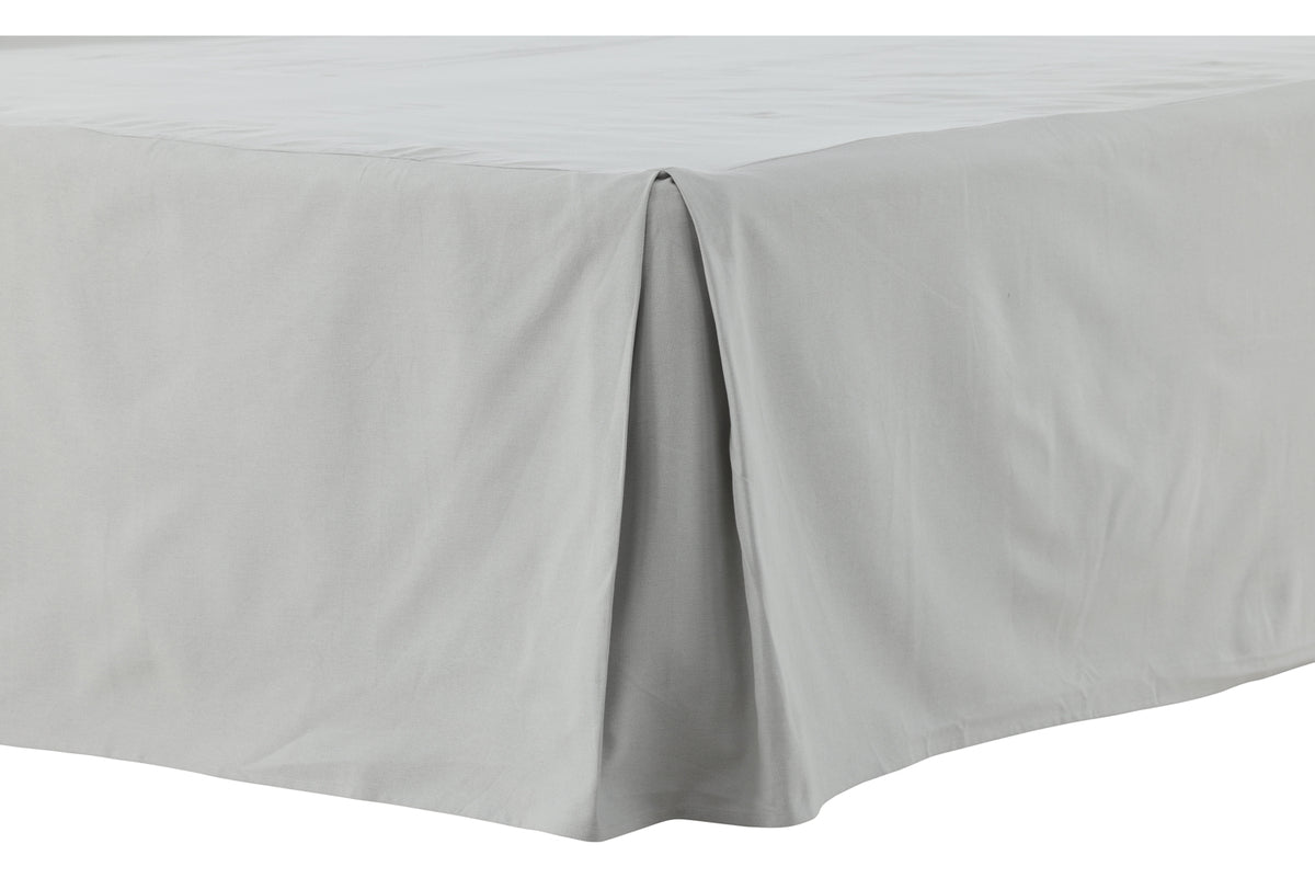 Bed Skirt 180 x 200 Light Grey
