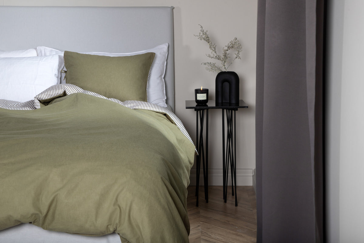 Bed Set 150 x 200 Moss Green