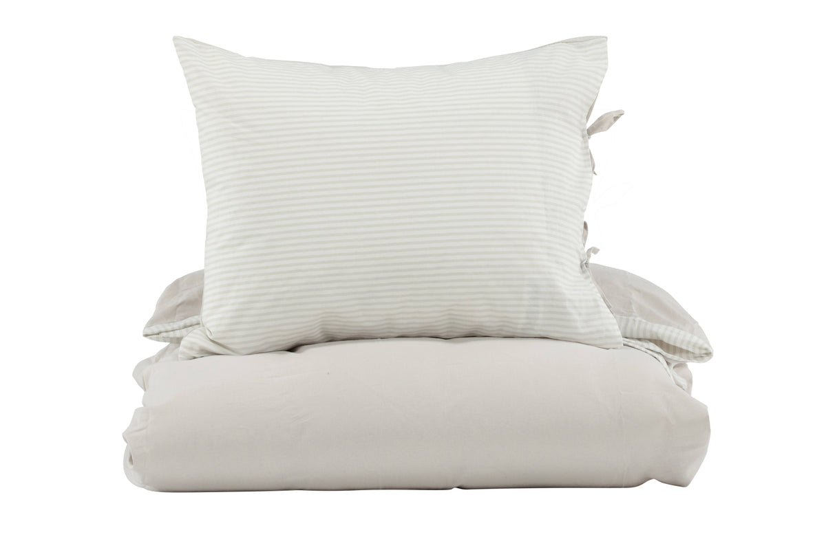 Bed Set 150 x 200 Light Grey