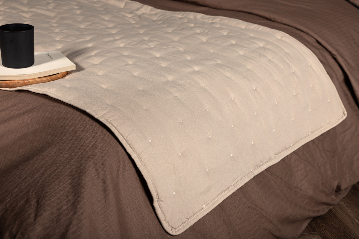 Bedspread 180 x 80 Beige