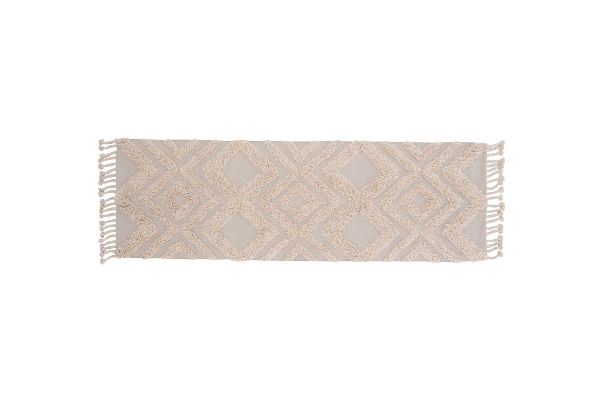 Rectangular Carpet 250 x 80 Beige