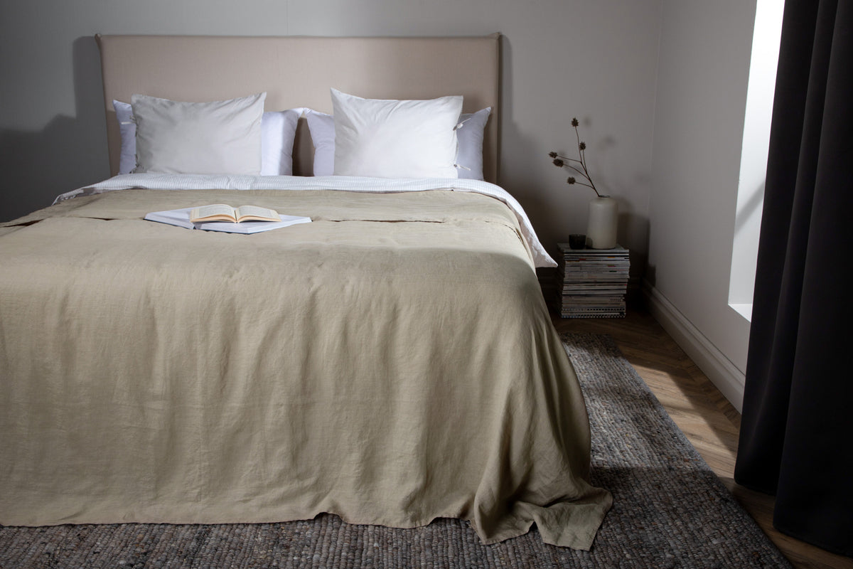 Bedspread 260 x 180 Beige