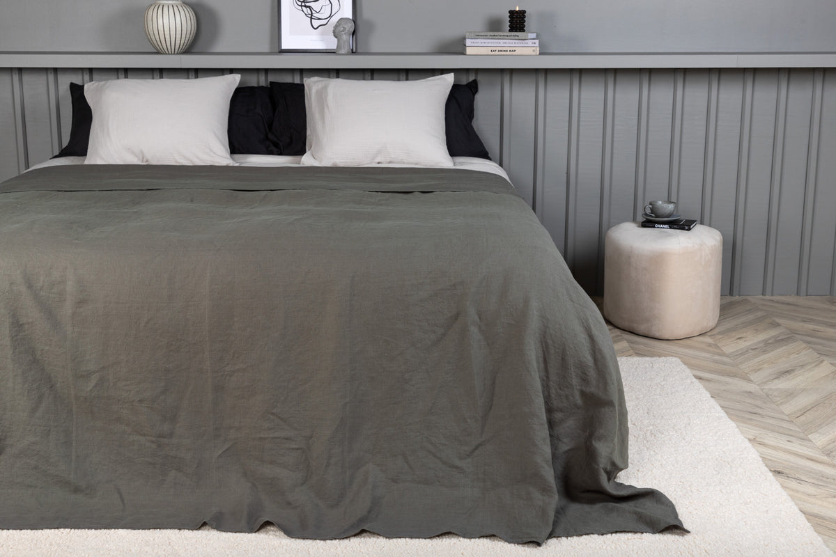 Bedspread 260 x 180 Light Grey