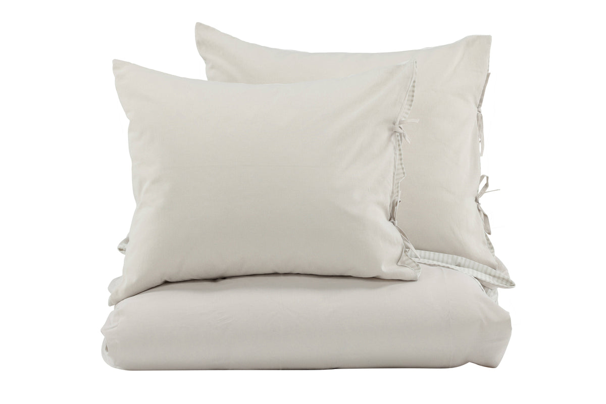 Bed Set 240 x 220 Light Grey
