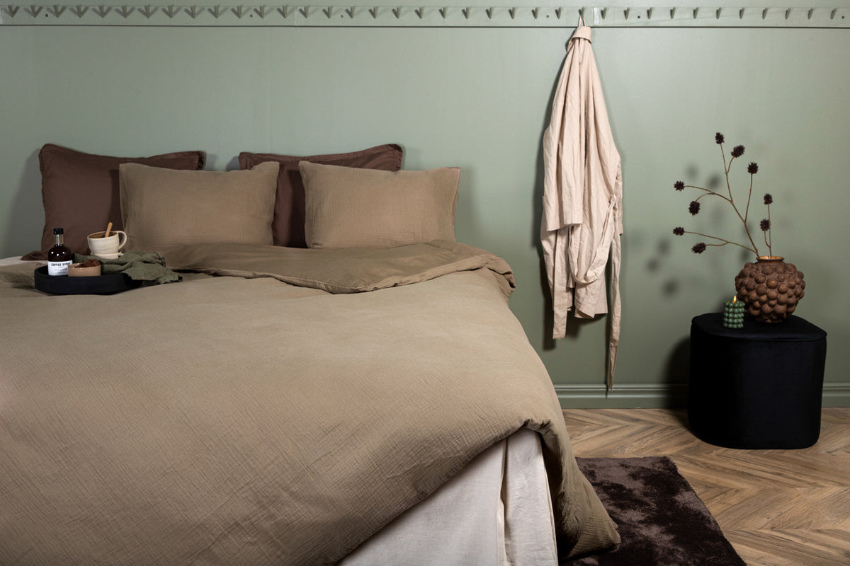 Bed Set 240 x 220 Brown