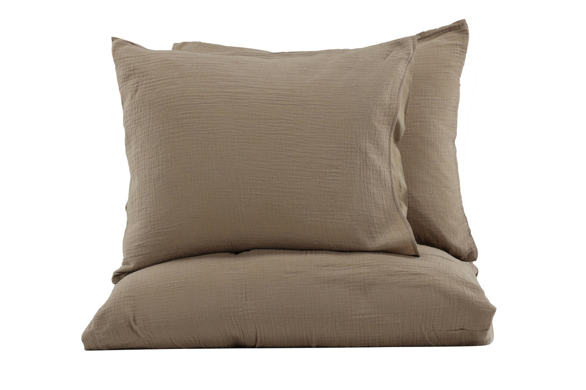 Bed Set 240 x 220 Brown