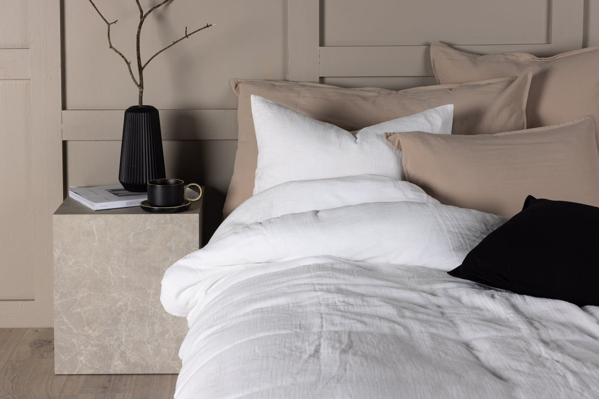 Bed Set 50 x 60 + 150 x 200 White