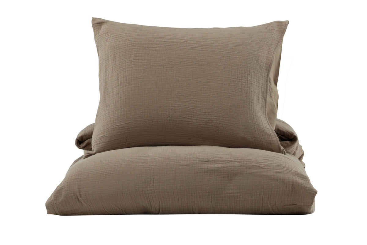 Bed Set 150 x 200 Brown