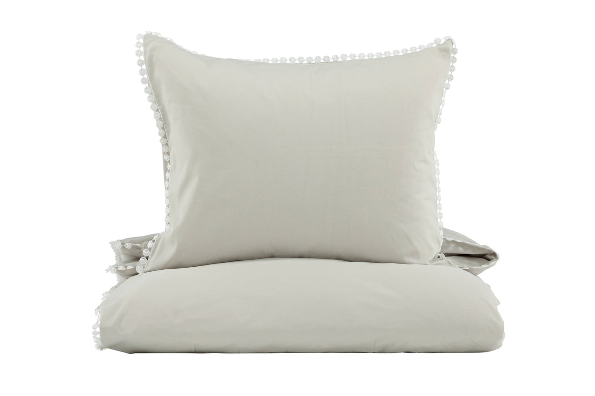 Bed Set 150 x 200 Light Grey
