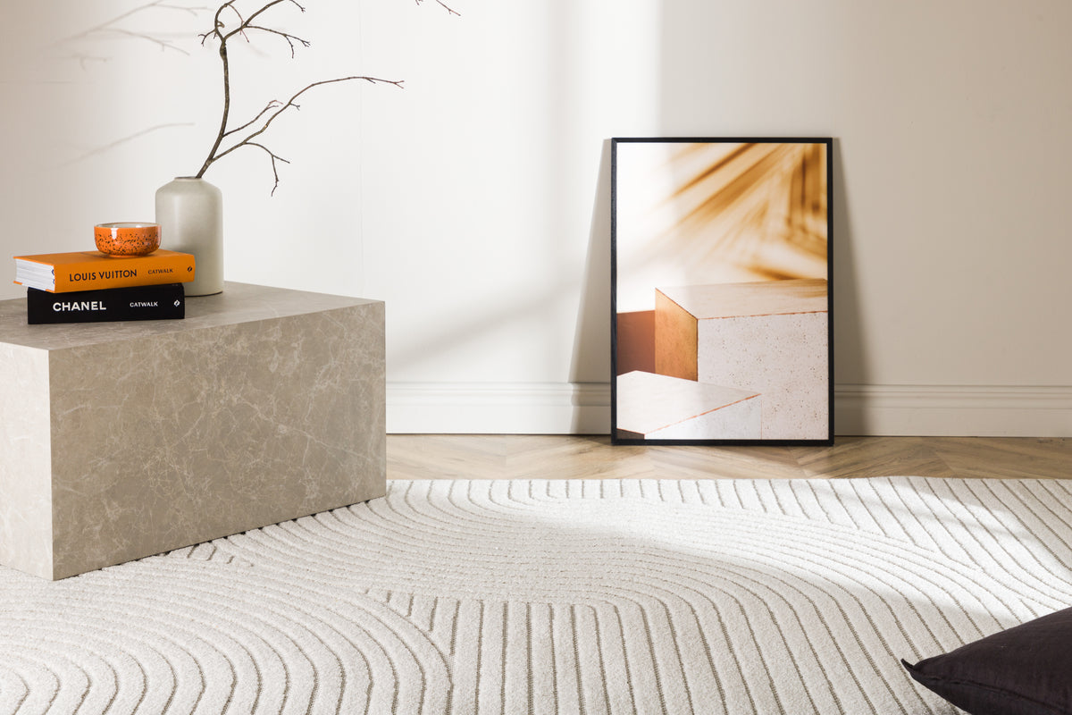 Rectangular Carpet 240 x 340 White