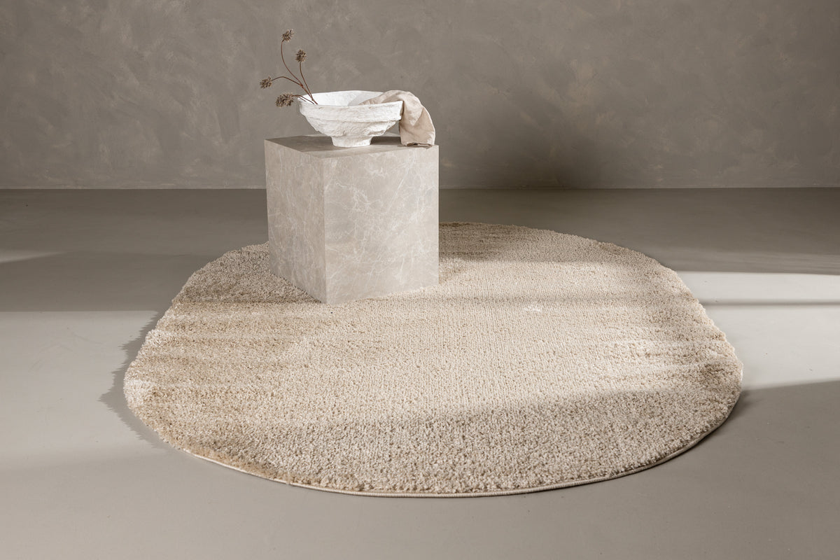 Oval Carpet 240 x 340 Beige