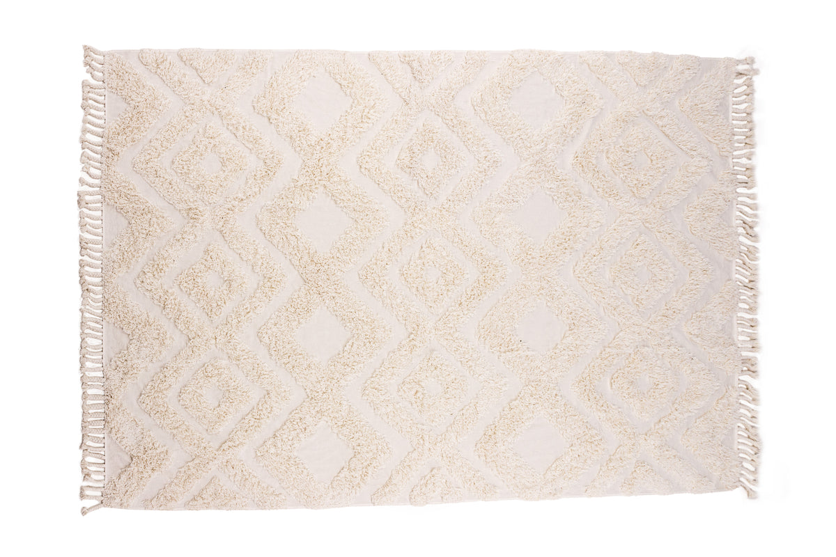 Rectangular Carpet 250 x 350 White