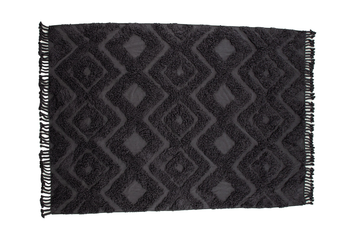 Rectangular Carpet 250 x 350 Dark Grey