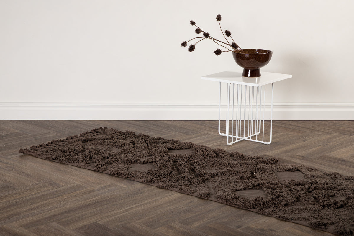 Rectangular Carpet 70 x 200 Brown