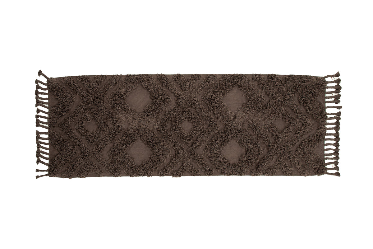 Rectangular Carpet 70 x 200 Brown