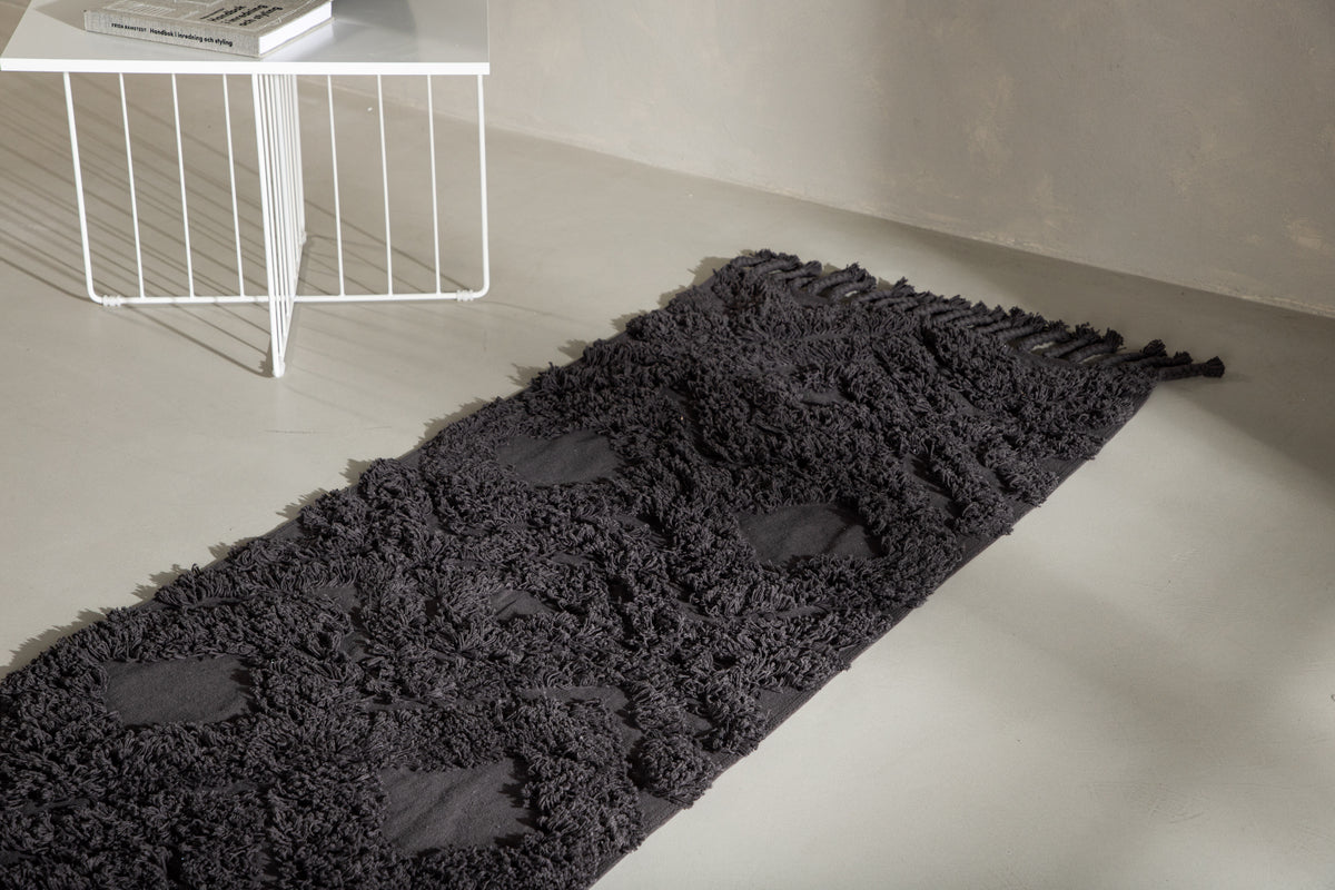 Rectangular Carpet 70 x 200 Dark Grey